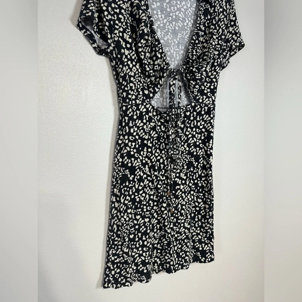 Free People Marsaille Dress Black Combo With Cutout - Picture 4 of 10